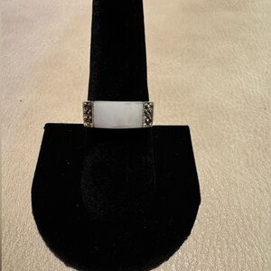 Lia Sophia Silver Plated Ring, Size 8